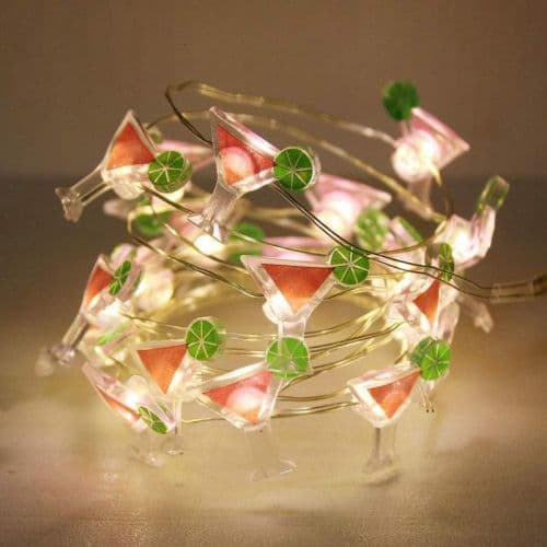 Tira de luces decorativas Mini Cocktails